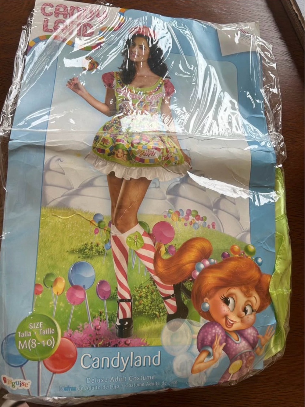 Disguise Candyland Costume in Pink, Green & White